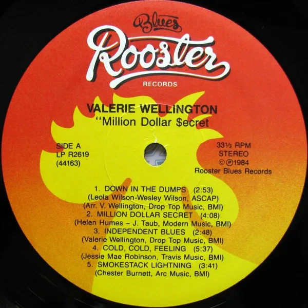 Album cover for Million Dollar Secret by Valerie Wellington