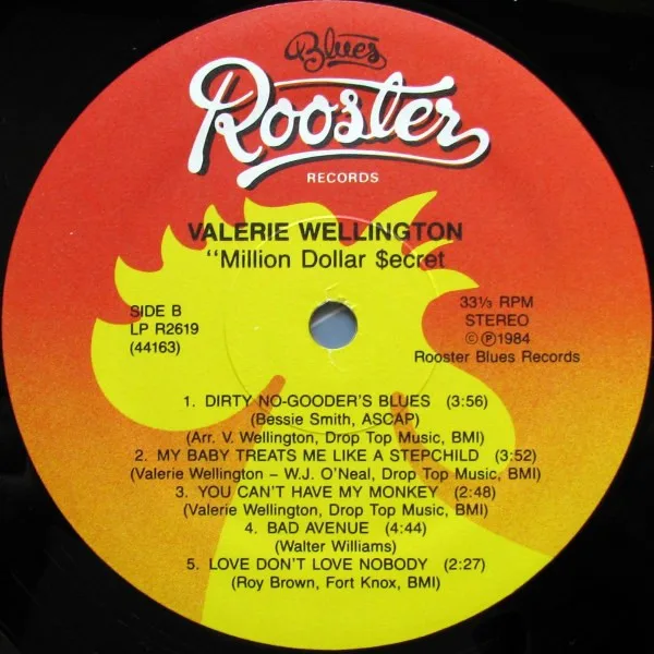 Album cover for Million Dollar Secret by Valerie Wellington