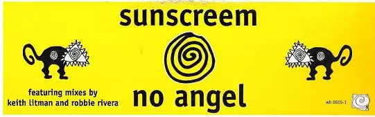 Sunscreem - No Angel, Electronic, House, Trance, 1999 - Whirling Records, US, Vinyl 1x 12", EP