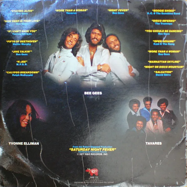 Album cover for Saturday Night Fever (The Original Movie Sound Track) by Various