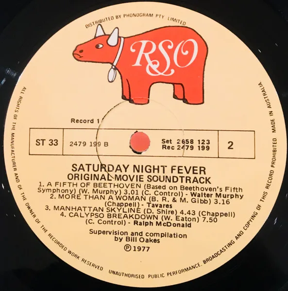 Album cover for Saturday Night Fever (The Original Movie Sound Track) by Various