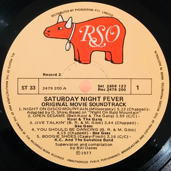 Album cover for Saturday Night Fever (The Original Movie Sound Track) by Various