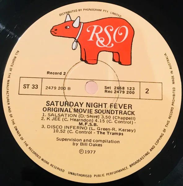 Album cover for Saturday Night Fever (The Original Movie Sound Track) by Various