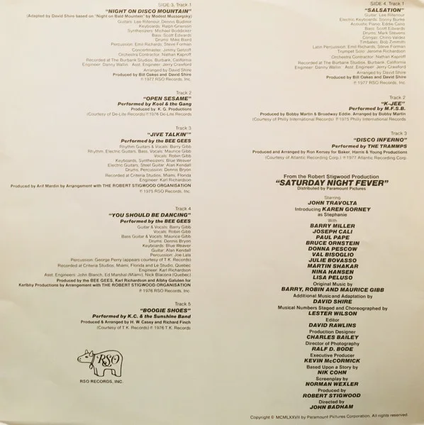 Album cover for Saturday Night Fever (The Original Movie Sound Track) by Various