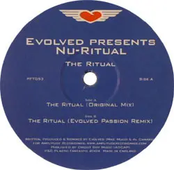 Evolved Presents Nu-Ritual - The Ritual, Electronic, Progressive House, 2004 - Plastic Fantastic, UK, Vinyl 1x 12"