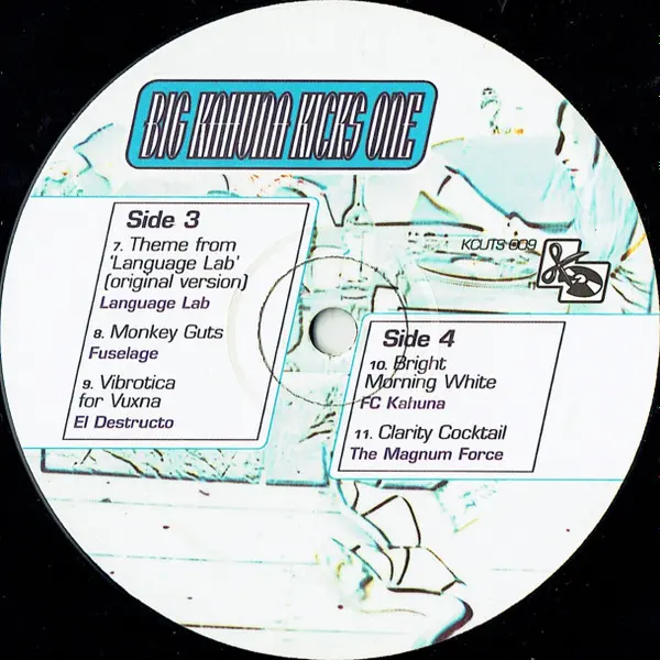 Various - Big Kahuna Kicks One, Electronic, Big Beat, 1998 - Kahuna Cuts, UK, Vinyl 2x LP