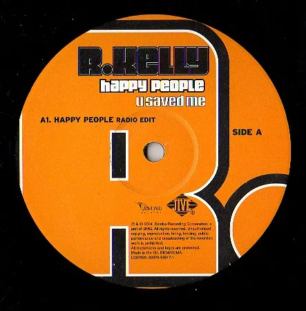 Album cover for Happy People / You Saved Me by R. Kelly