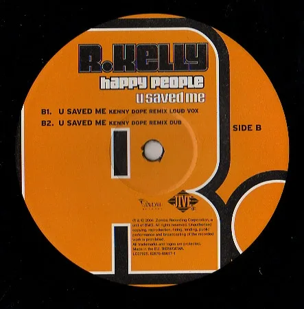 Album cover for Happy People / You Saved Me by R. Kelly