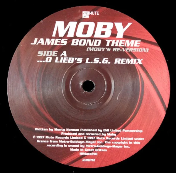 Album cover for James Bond Theme (Moby's Re-Version) by Moby