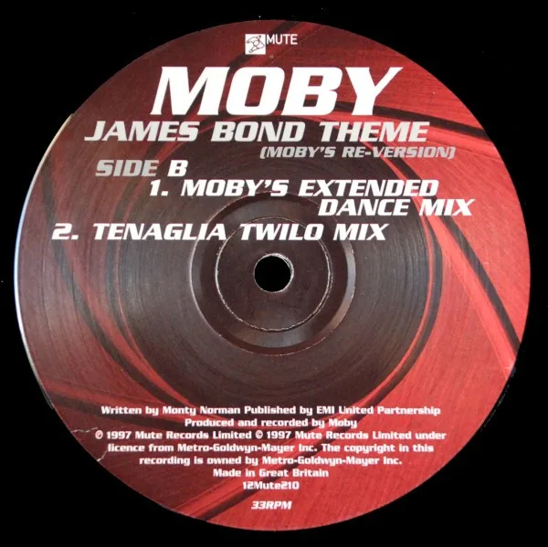 Album cover for James Bond Theme (Moby's Re-Version) by Moby