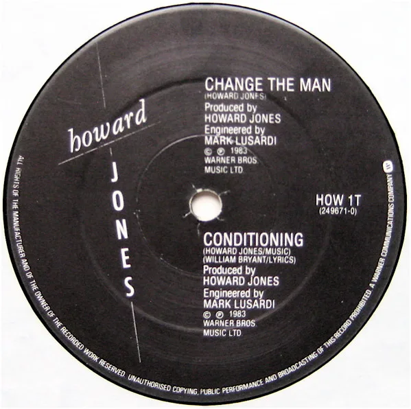 Album cover for New Song by Howard Jones