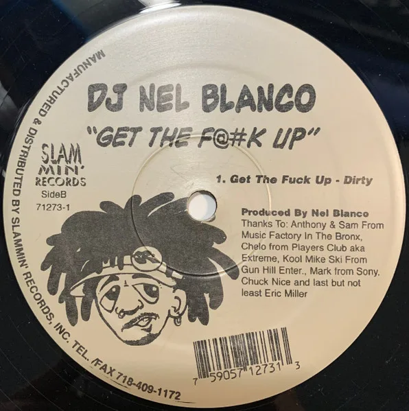 Album cover for Get The Fuck Up by Nel Blanco