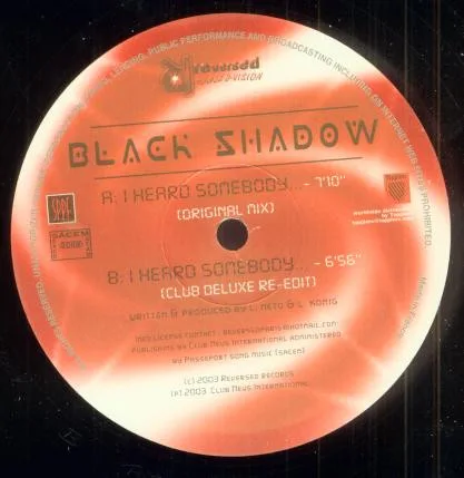 Album cover for I Heard Somebody by Black Shadow (2)