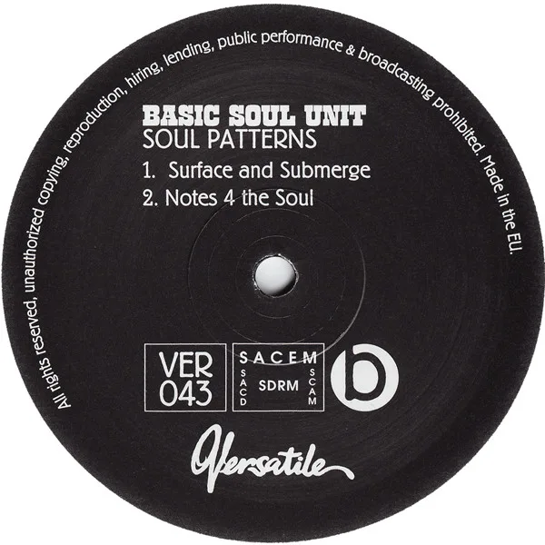 Album cover for Soul Patterns EP by Basic Soul Unit