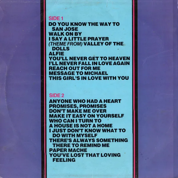 Album cover for 20 Greatest Hits by Dionne Warwick