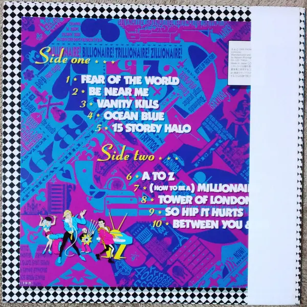 ABC - How To Be A Zillionaire!, Electronic, Pop, Synth-pop, 1985 - Mercury, Japan, Vinyl 1x LP, Album