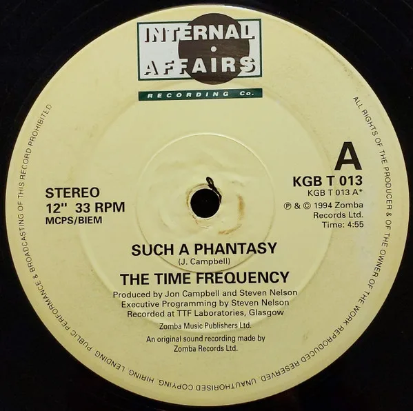 Album cover for Such A Phantasy EP by Time Frequency, The