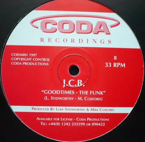 Madagascar / JCB - So Good / Goodtimes - The Funk, Electronic, Breaks, Trance, 1997 - Coda Recordings, UK, Vinyl 1x 12"