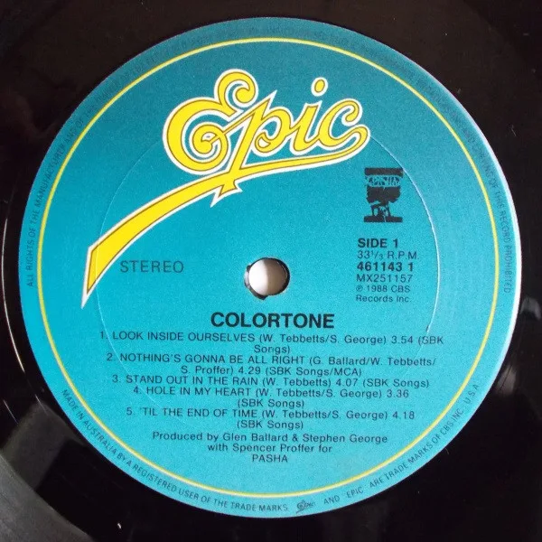 Album cover for Colortone by Colortone