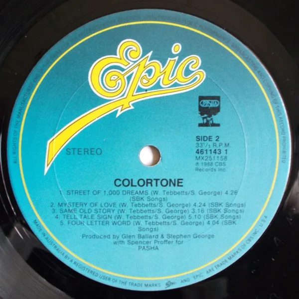 Album cover for Colortone by Colortone