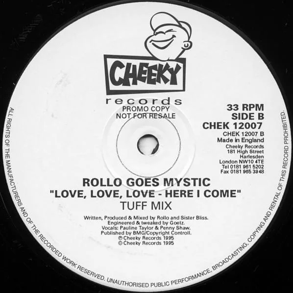 Album cover for Love, Love, Love - Here I Come by Rollo Goes Mystic