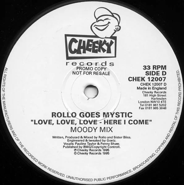 Album cover for Love, Love, Love - Here I Come by Rollo Goes Mystic