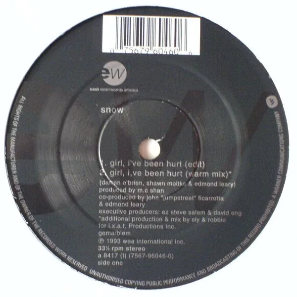 Album cover for Girl, I've Been Hurt by Snow (2)