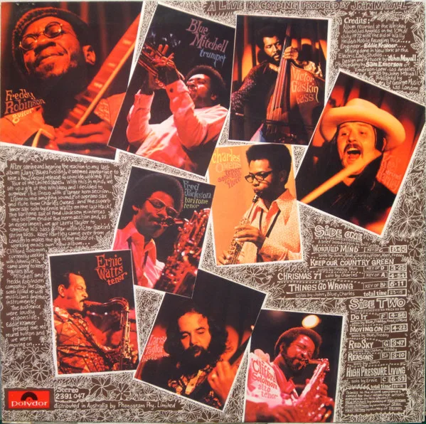 Album cover for Moving On by John Mayall