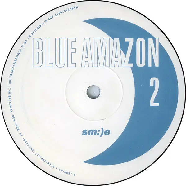 Blue Amazon - No Other Love, Electronic, Progressive House, 1996 - Sm:)e Communications, US, Vinyl 1x 10", 33 ⅓ RPM Blue Dark