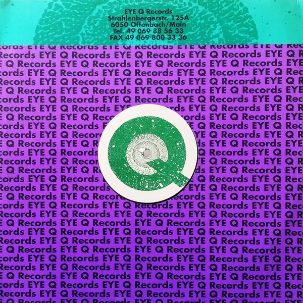 Zyon - No Fate Mixes 91-93, Electronic, Trance, 1993 - Eye Q Records, Germany, Vinyl 1x 12", 45 RPM