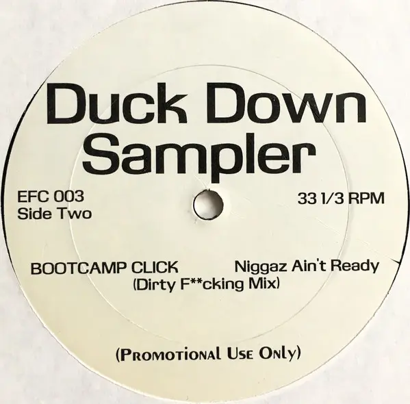 Boot Camp Clik / Heltah Skeltah - Duck Down Sampler, Hip Hop, 1995 - Not On Label, US, Vinyl 1x 12", Promo, Sampler