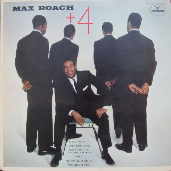 Max Roach - +4, Jazz, Bop, Hard Bop, 1971 - Mercury, Japan, Vinyl 1x LP, Album, Reissue, Mono