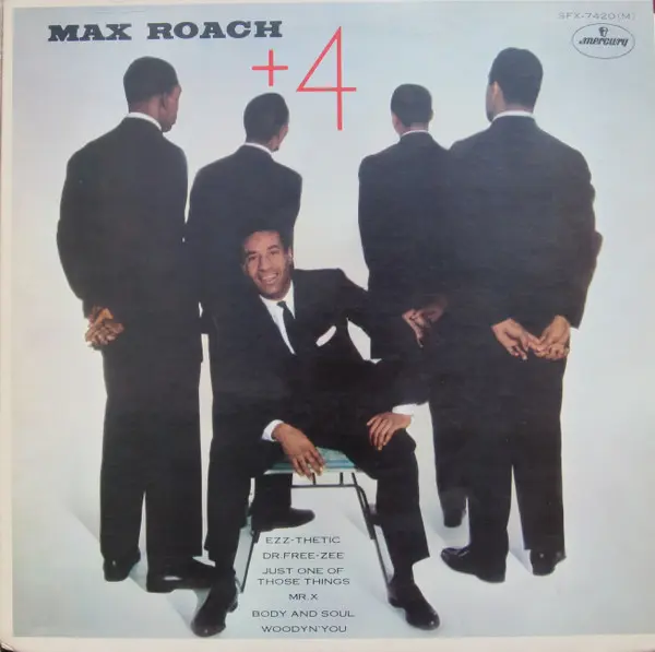 Max Roach - +4, Jazz, Bop, Hard Bop, 1971 - Mercury, Japan, Vinyl 1x LP, Album, Reissue, Mono