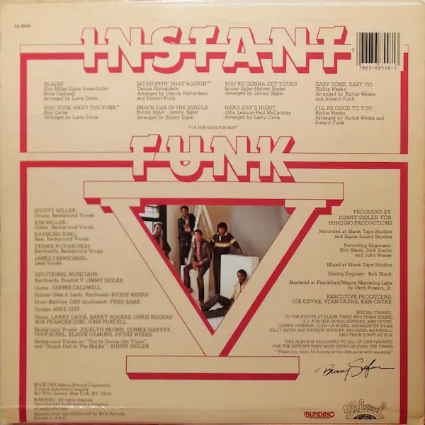 Album cover for Instant Funk V by Instant Funk