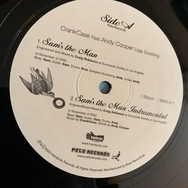 Album cover for Sam's The Man by CrankCase