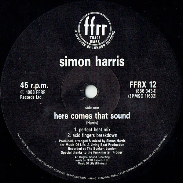 Album cover for Here Comes That Sound by Simon Harris