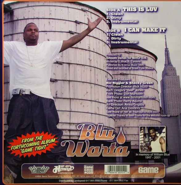 Album cover for This Is Luv by Blu Warta