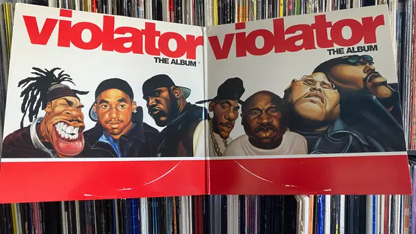 Various - Violator: The Album, Hip Hop, 1999 - Violator Records, US, Vinyl 2x LP, Compilation Gatefold