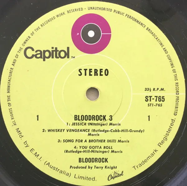 Album cover for Bloodrock 3 by Bloodrock