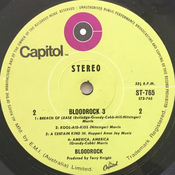Album cover for Bloodrock 3 by Bloodrock