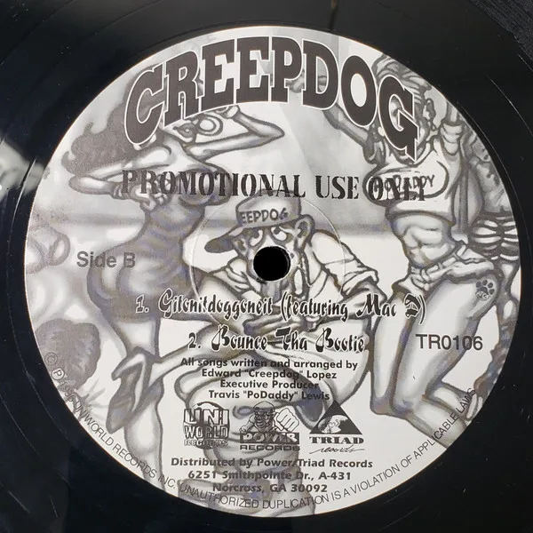 Album cover for Bounce And Dip by Creep Dog