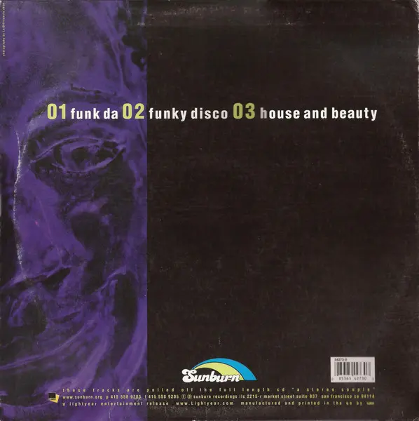 Infinite Posse, The - Funk Da - 1998 - Deep House, House - Lightyear Entertainment, Sunburn Records - Vinyl 1x 12"