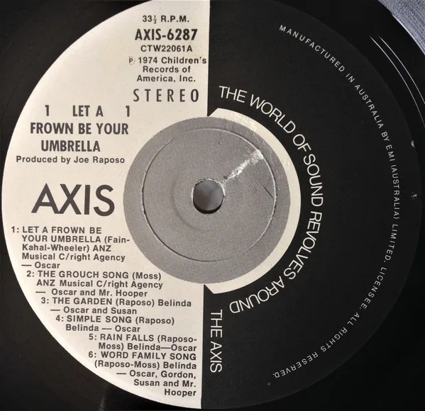 Album cover for Let A Frown Be Your Umbrella by Oscar The Grouch