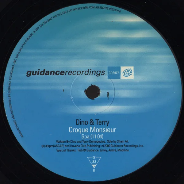 Album cover for Croque Monsieur by Dino & Terry