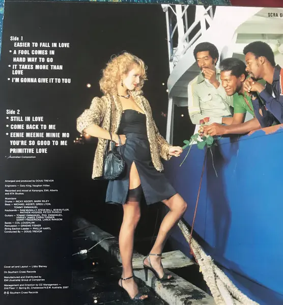 Billy Washington's Drifters - Primitive Love, Funk / Soul, Pop, 1983 - Southern Cross Records, Australia, Vinyl 1x LP, Album