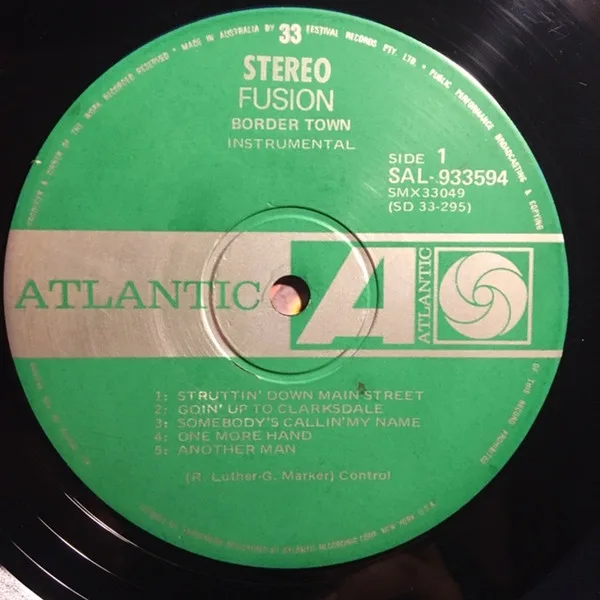 Album cover for Border Town by Fusion (19)