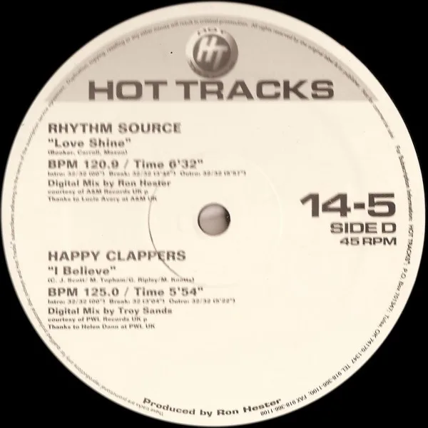 Album cover for Hot Tracks - Series 14 Issue 5 by Various