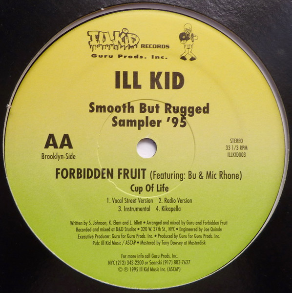 Baybe / Fabbiden - Ill Kid - Smooth But Rugged Sampler '95, Hip Hop, Hardcore Hip-Hop, RnB/Swing, 1995 - Ill Kid Records, US,
