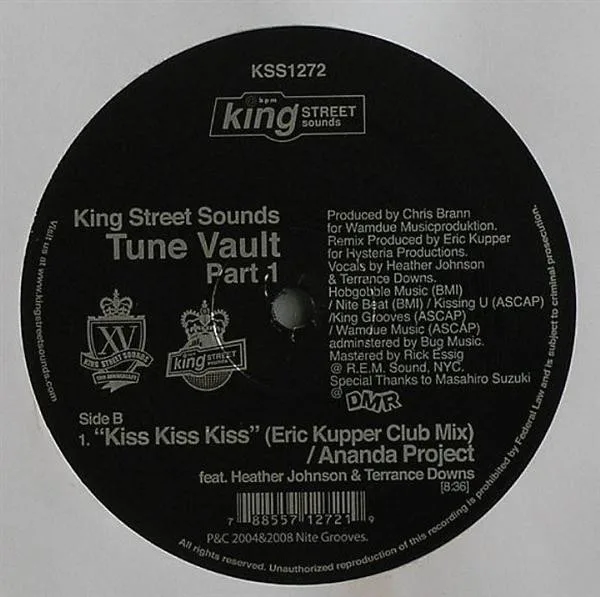 Album cover for King Street Sounds (Tune Vault Part 1) by Stephanie Cooke / Ananda Project, The