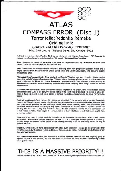 Album cover for Compass Error (Disc 1) by Atlas